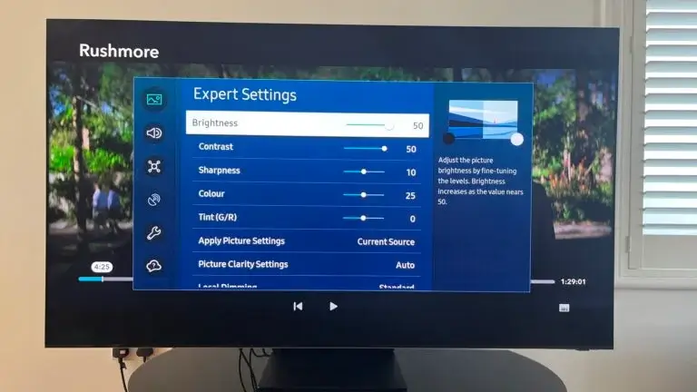 Service Menu on Samsung TV